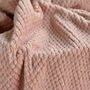 Personalised Dusty Pink Honeycomb Baby Blanket, thumbnail 4 of 9