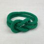 Fair Trade Handmade Glass Bead Knot Tube Bracelet, thumbnail 7 of 12