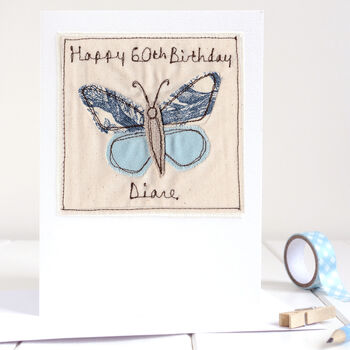 Personalised Butterfly Birthday Card For Her Any Age, 12 of 12