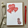 Cockapoo Happy Valentine's Card, thumbnail 5 of 6
