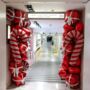 Large Candy Cane Christmas Balloon Decorations, thumbnail 3 of 6
