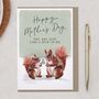 Squirrel, Just Like A Mum, Happy Mother's Day Card, thumbnail 1 of 2