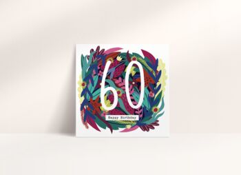 60th Birthday Card, 2 of 2