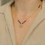 Mangalsutra Heart Magnet Foldable Zircon Necklace, thumbnail 1 of 12