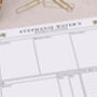 Botanical Personalised Weekly Planner Desk Pad, thumbnail 2 of 4