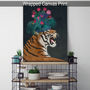 Hot House Tigers Set Two Art Prints, Framed Or Unframed, thumbnail 7 of 8
