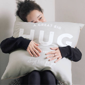 'A Great Big Hug' Personalised Cushion, 8 of 10