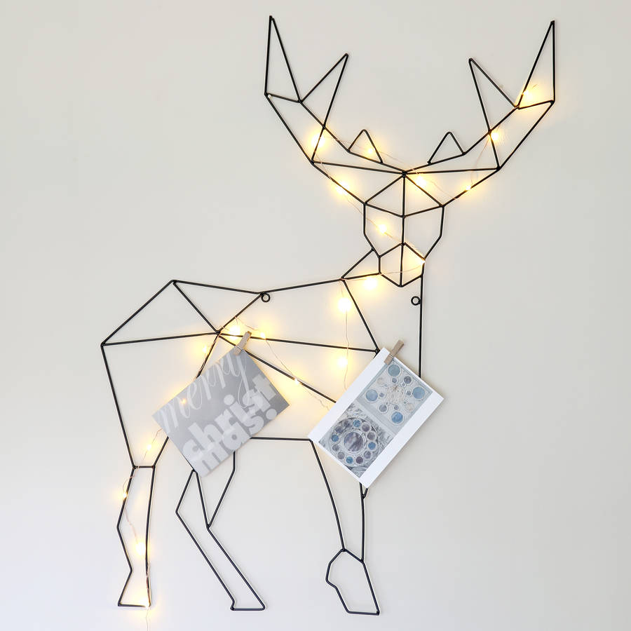reindeer card holder by red lilly | notonthehighstreet.com