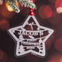 Personalised Baby's First Christmas Decoration, thumbnail 2 of 4