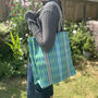 Respiin Recycled Woven Tote Bag, thumbnail 9 of 12