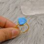 Gold Turquoise Ring, thumbnail 9 of 10