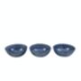 Set Of Three Nibble Bowls In Blue, thumbnail 2 of 2