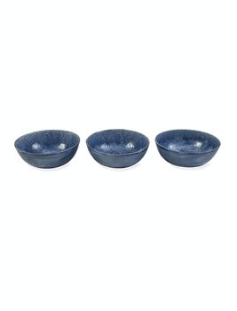 Set Of Three Nibble Bowls In Blue, 2 of 2