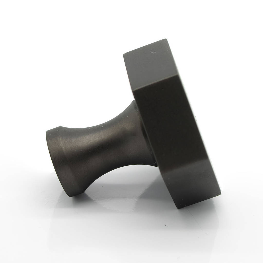 solid brass gunmetal grey cupboard door knobs by pushka home