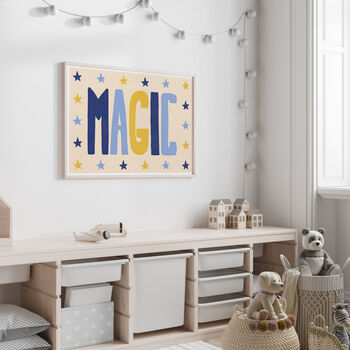 Magic Colourful Nursery Wall Art Print, 4 of 9