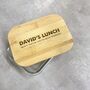 Personalised Glass And Bamboo Lunch Box, thumbnail 2 of 8