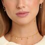 Gold Star Choker, Gift For Her, 18ct Gold Plated, thumbnail 2 of 4
