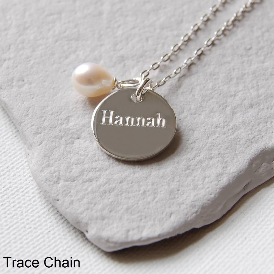 Sterling Silver Disc Pendant By Highland Angel | notonthehighstreet.com