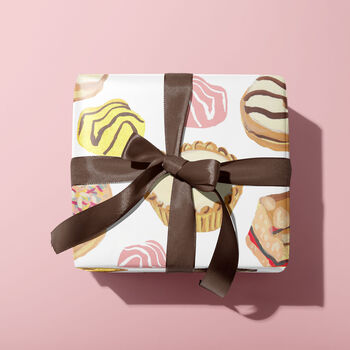 Cakes Wrapping Paper, Cake Themed Gift Wrap, 2 of 4