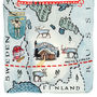 Map Of Lapland Christmas Card, thumbnail 3 of 3
