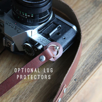 Personalised Wide Leather Camera Strap, 7 of 12