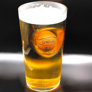 Personalised Basketball Pint Glass, 3 of 5