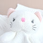 Personalised New Baby Gift Set With Cat Comforter, thumbnail 5 of 6