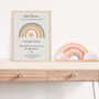 Personalised Teacher Gift Rainbow Print, thumbnail 2 of 4