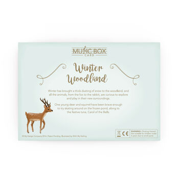 Winter Woodland Music Box Card, 4 of 5