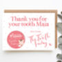 Personalised Tooth Fairy Card And Badge Orange, thumbnail 1 of 4