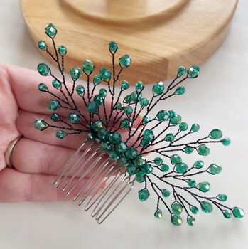 Green And Black Headpiece, 3 of 5