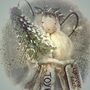 Vintage Style Christmas Angel Tree Topper Hand Made, thumbnail 1 of 12