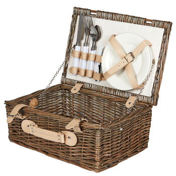 Personalised Traditional Two Person Picnic Hamper, 2 of 7