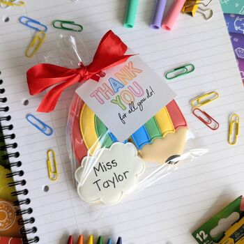Personalised Rainbow Pencil Biscuit, 2 of 2