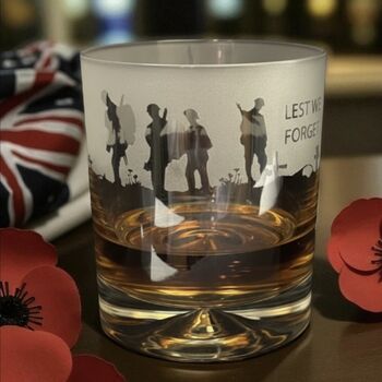 Remembrance Day Personalised Whisky Tumbler, 5 of 8