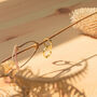18k Gold Sterling Silver Cz Hoop Earrings For Women, thumbnail 3 of 9