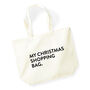 Christmas Shopping Tote Bag, thumbnail 2 of 4