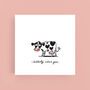 I Udderly Adore You Card, thumbnail 1 of 2