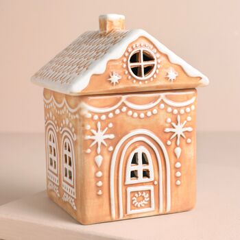 Gingerbread House Ceramic Wax Burner, 2 of 6