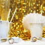 Gold Foil Party Curtain Backdrop Decoration, thumbnail 2 of 6