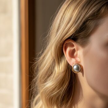 Wrapped Freshwater Pearl Stud Earrings In A Box, 2 of 5