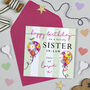 Blooming Balloon Sister In Law Birthday Card, thumbnail 1 of 2
