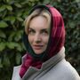 Reversible Pure Cashmere Snood Scarf, thumbnail 1 of 12