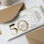 50th Birthday Gift Voucher, thumbnail 5 of 9