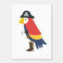 Pirate Parrot Art Print, thumbnail 2 of 3