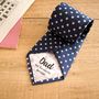 Personalised Secret Message Tie For Dad, thumbnail 5 of 6