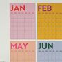 Undated A3 Wall Planner | 12 Pages | Colourburst, thumbnail 3 of 8