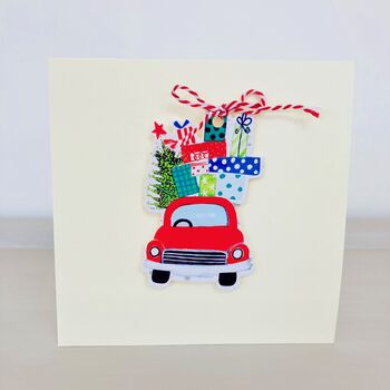 Christmas Card ~ A Car Full Of Gifts, 2 of 4