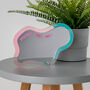 Personalised Positive Vibes Cloud Shaped Bedside Mirror, thumbnail 1 of 6