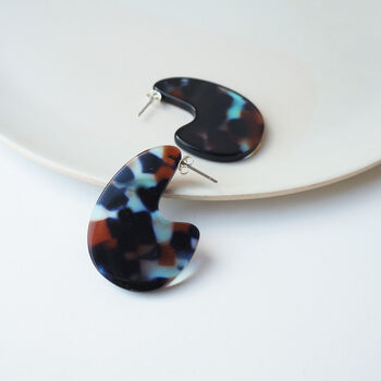 Coral Teardrop Earrings, 4 of 7